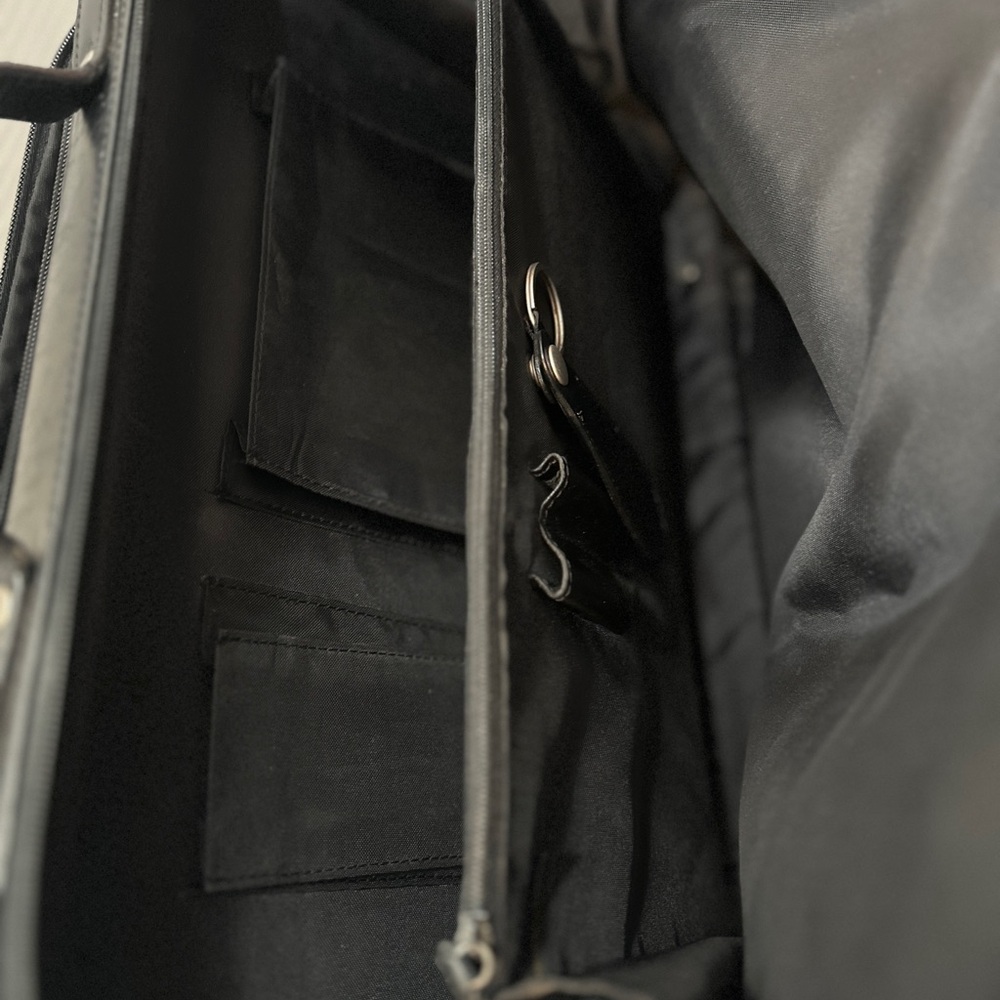 Levenger Black Leather Bag - Picture 6 of 7